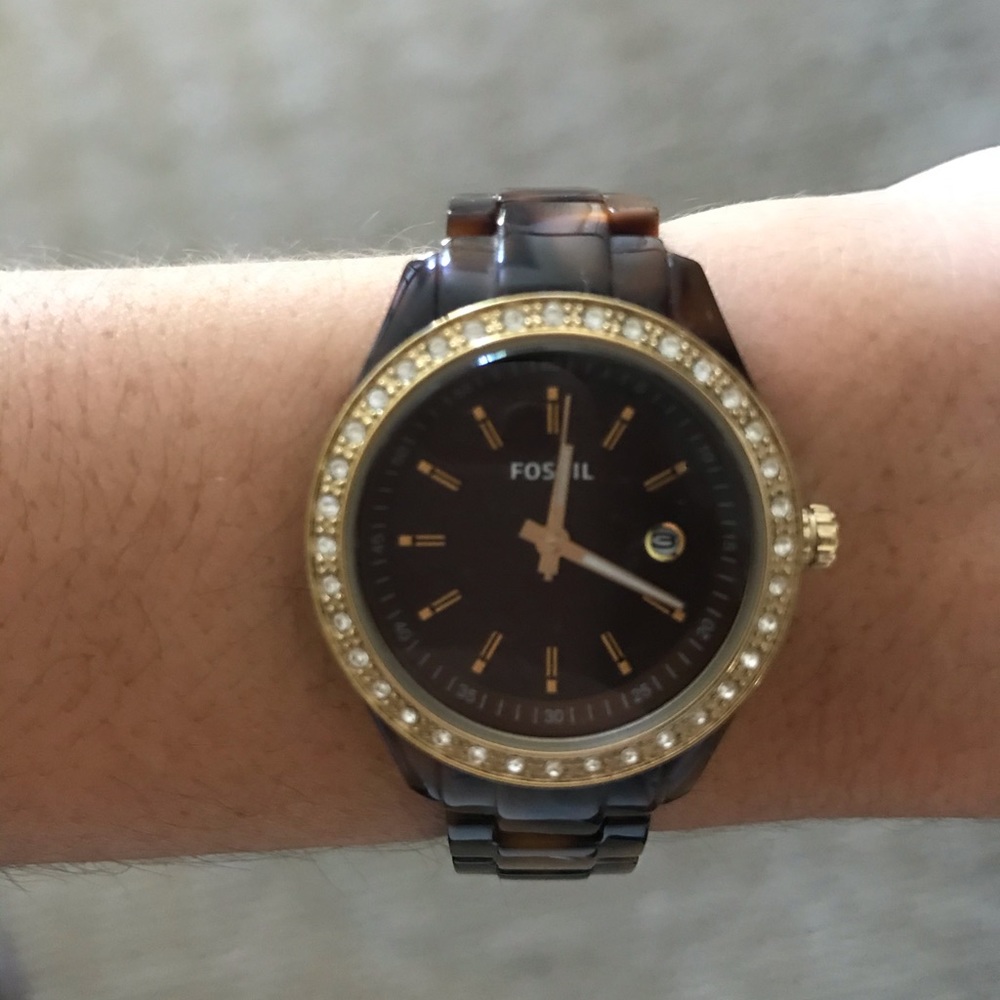 FOSSIL Caleigh Multifunction Tortoise Watch - Picture 2 of 3